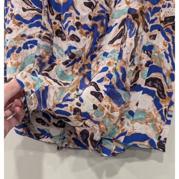 M Missoni Vintage 100% Silk Side Zip Skirt Size XS - Picture 2 of 6